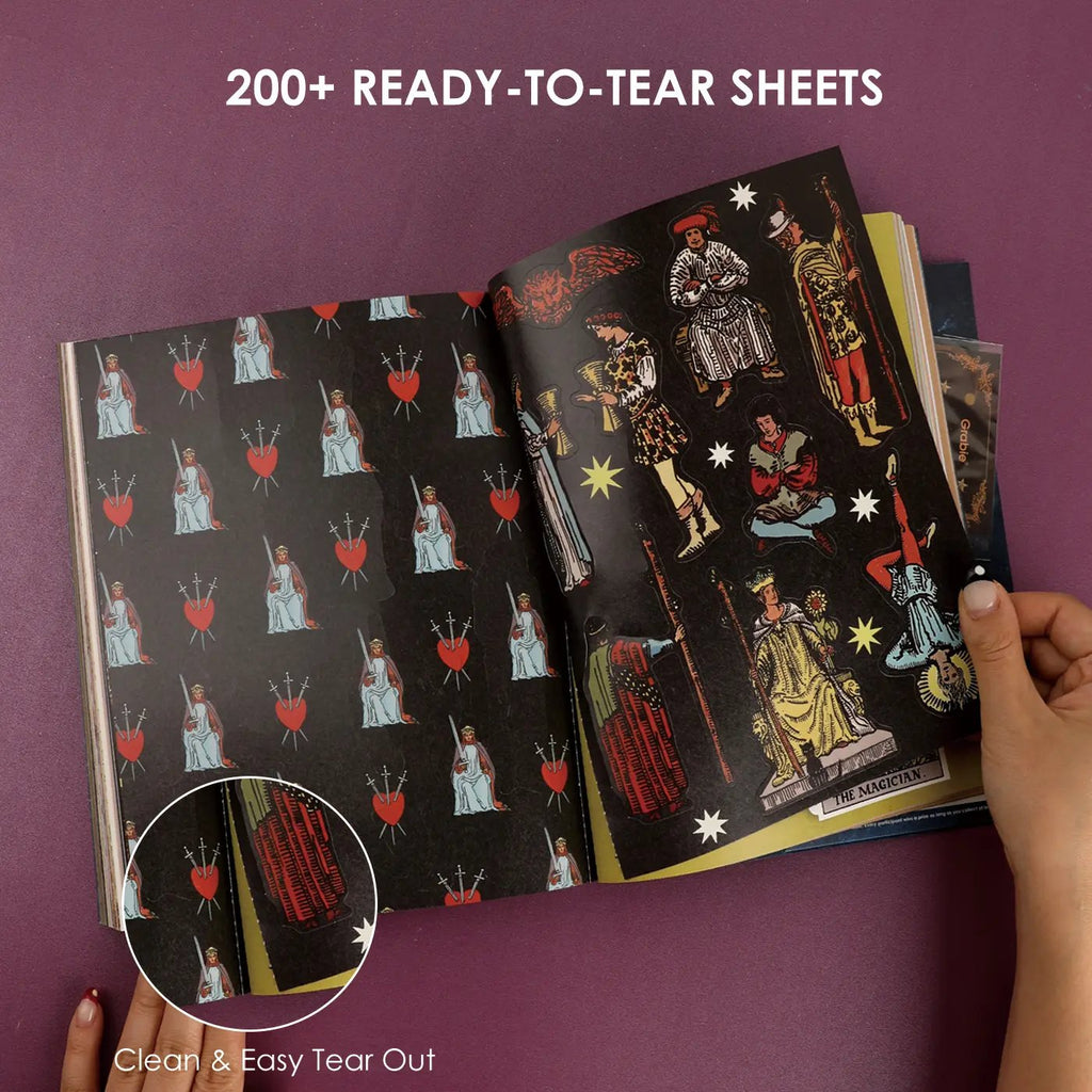 🧙🔮The Mystic Realm Collage Activity Book(✨200+ Pages)