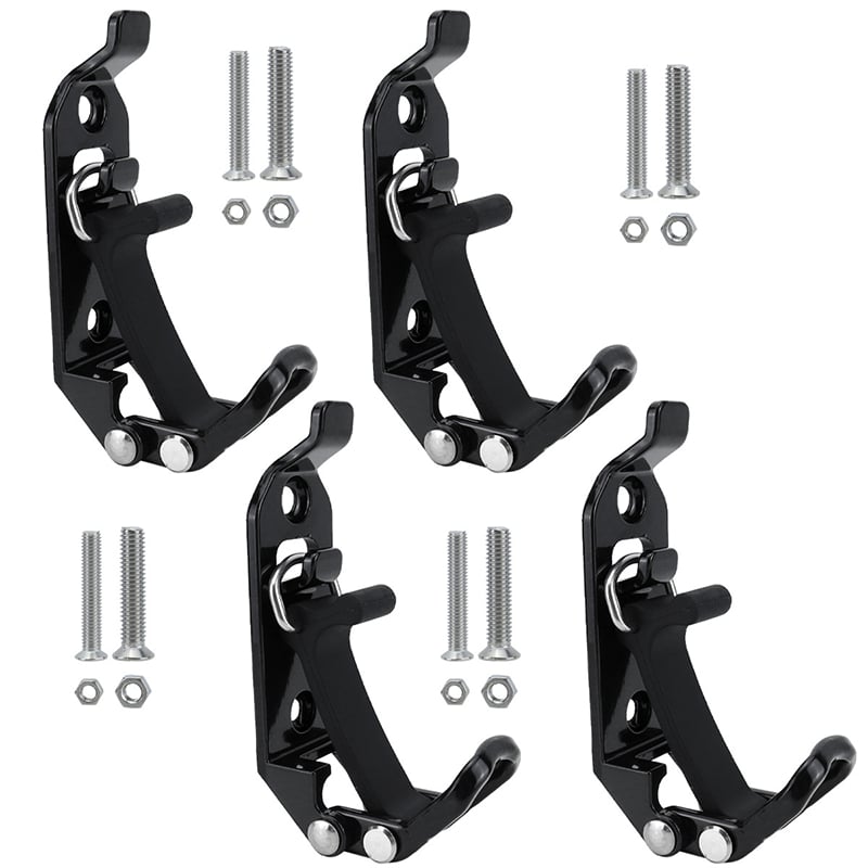 Heavy-duty zinc alloy quick-release mounting brackets