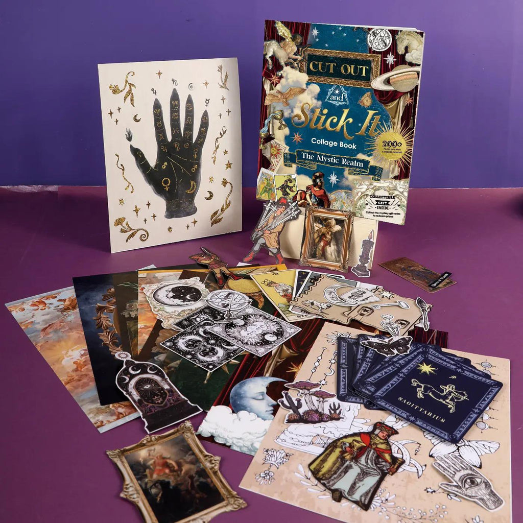 🧙🔮The Mystic Realm Collage Activity Book(✨200+ Pages)