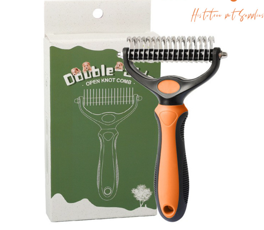 🐾  Last Day Special Price!  🏆 Professional Deshedding Tool For Dogs And Cats – Gentle On Skin, Efficient Grooming & Comfortable Grip Design ✂️