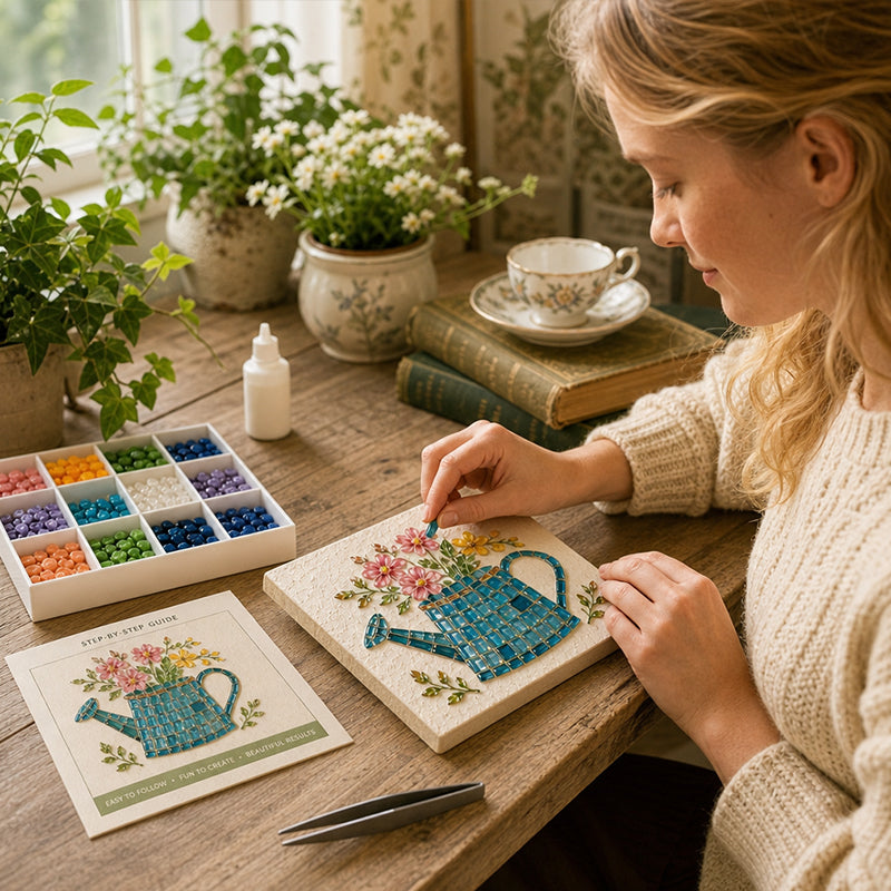 🎨Watering Can Mosaic Art Kit