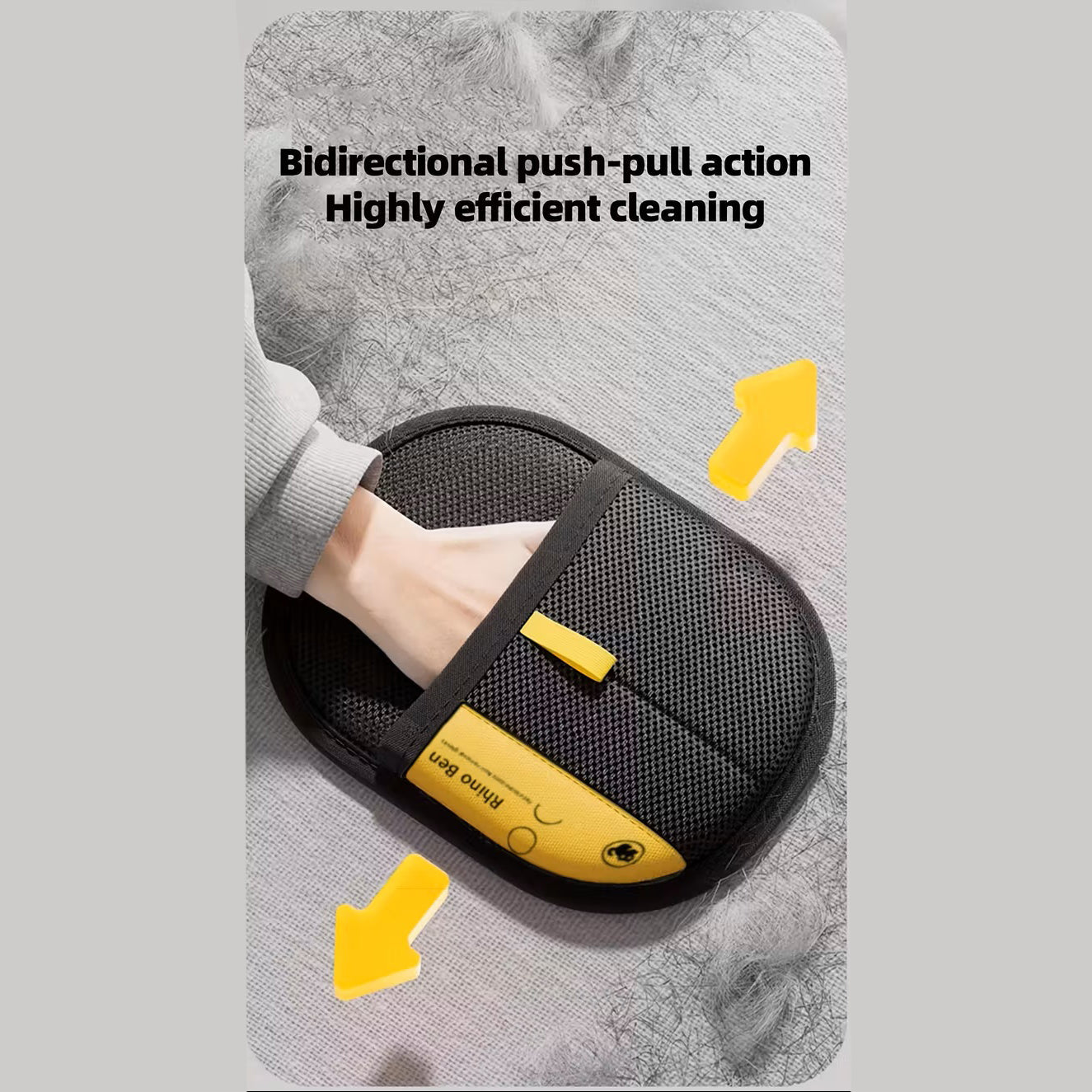 Pet Hair Removal Glove for Dogs & Cats