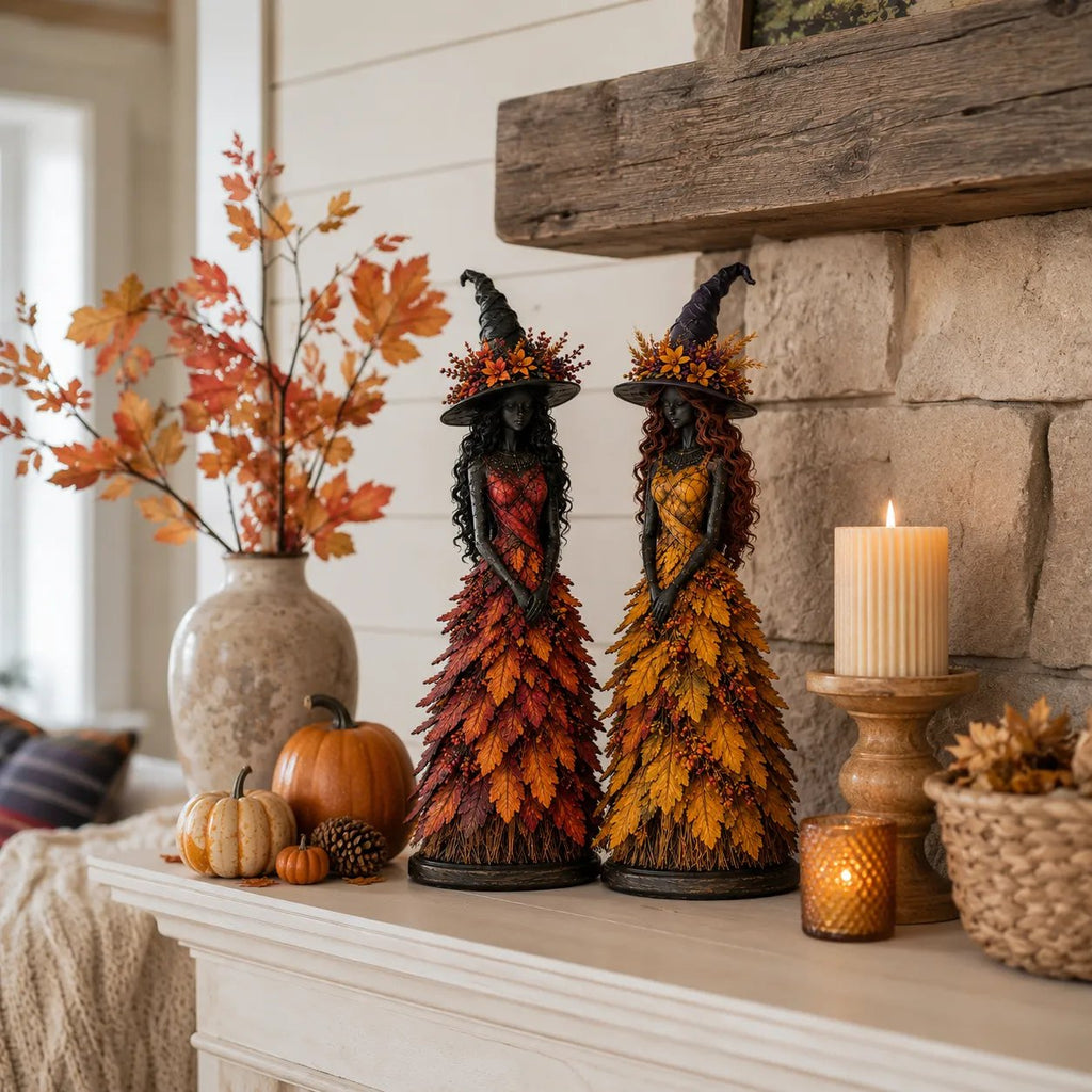 💥LAST DAY: 49% OFF - 🧙 Enchanted Autumn Witch Figurine (📦Buy 2, get free shipping)