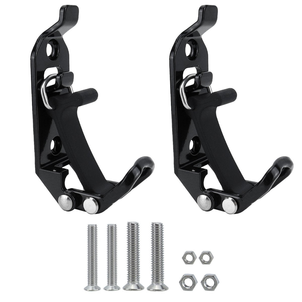 Heavy-duty zinc alloy quick-release mounting brackets