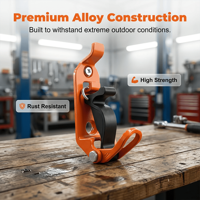 Heavy-duty zinc alloy quick-release mounting brackets