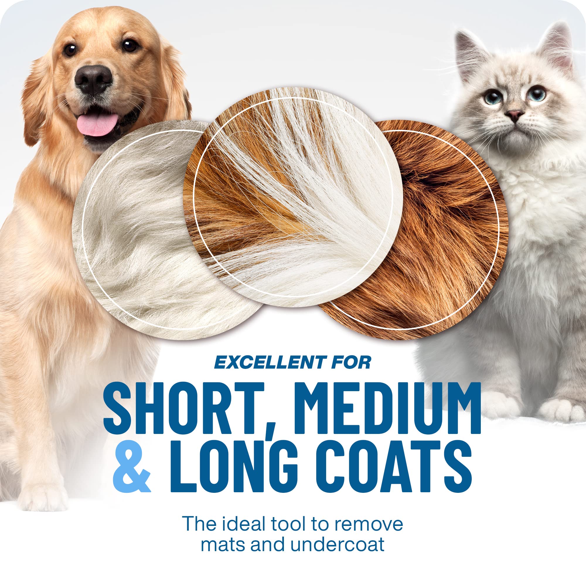 🐾  Last Day Special Price!  🏆 Professional Deshedding Tool For Dogs And Cats – Gentle On Skin, Efficient Grooming & Comfortable Grip Design ✂️