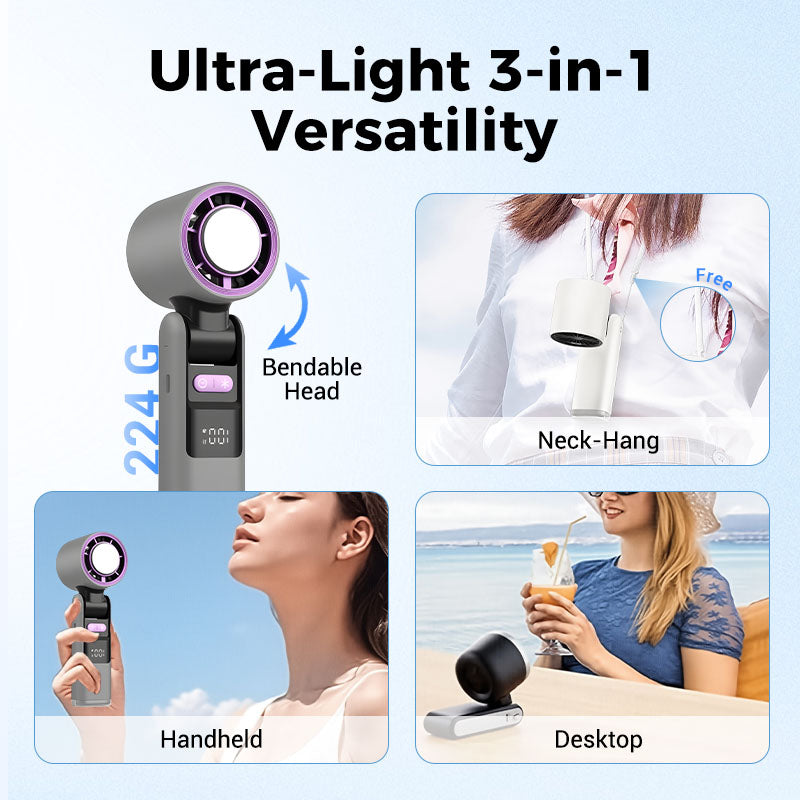 ❄️LAST DAY SPECIAL PRICE!!❄️CoolHill™ ProBreeze Portable Fan –💨High-Velocity, Foldable & Rechargeable 🌬️⚡ | Travel-Ready Cooling for UK Summers ☀️, Holidays ✈️ & Outdoor Adventures 🏕️