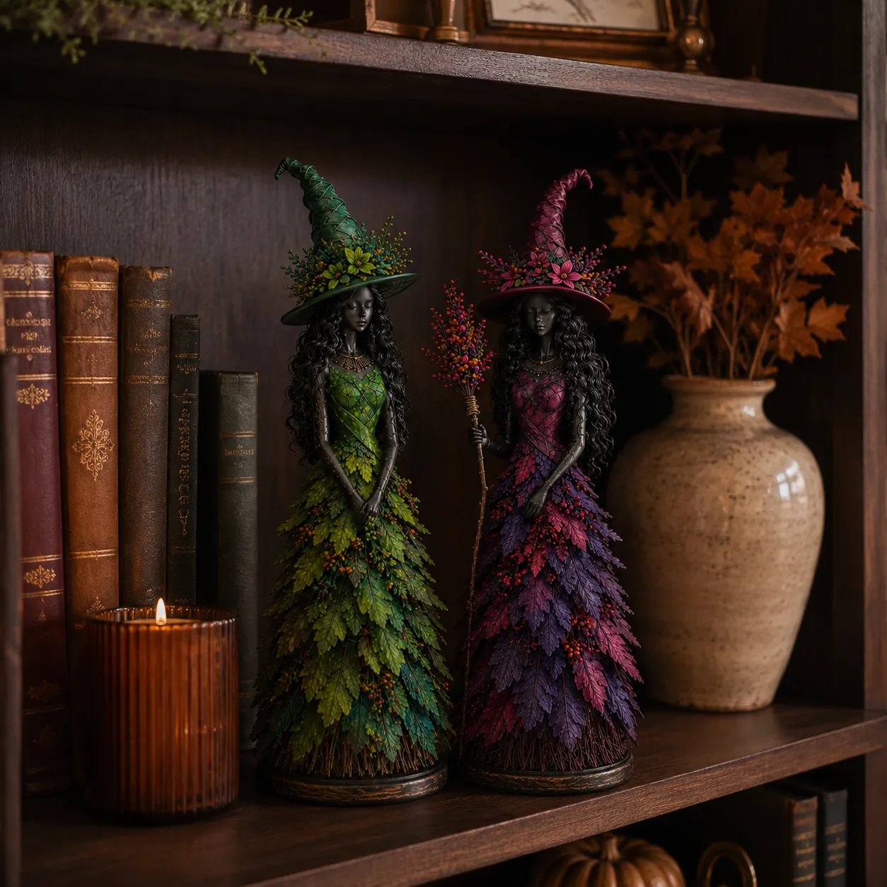 💥LAST DAY: 49% OFF - 🧙 Enchanted Autumn Witch Figurine (📦Buy 2, get free shipping)
