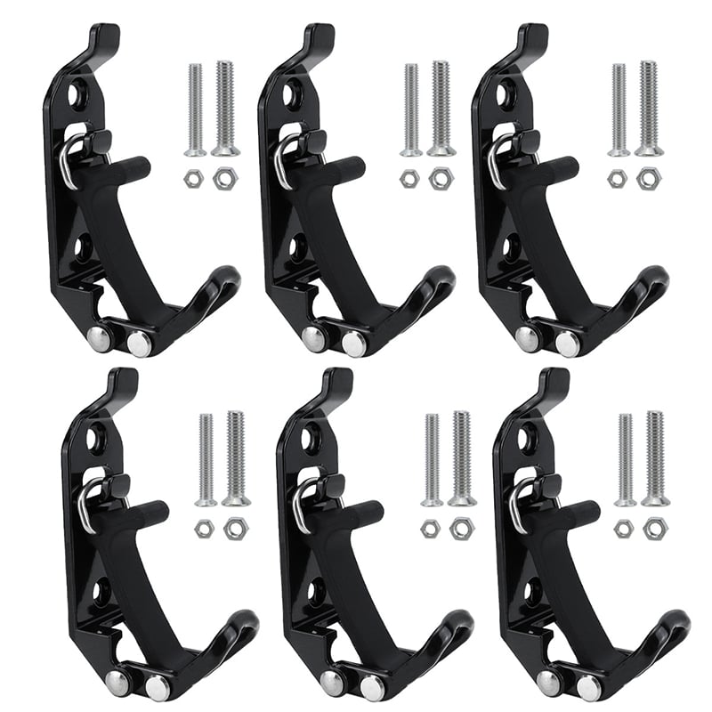 Heavy-duty zinc alloy quick-release mounting brackets