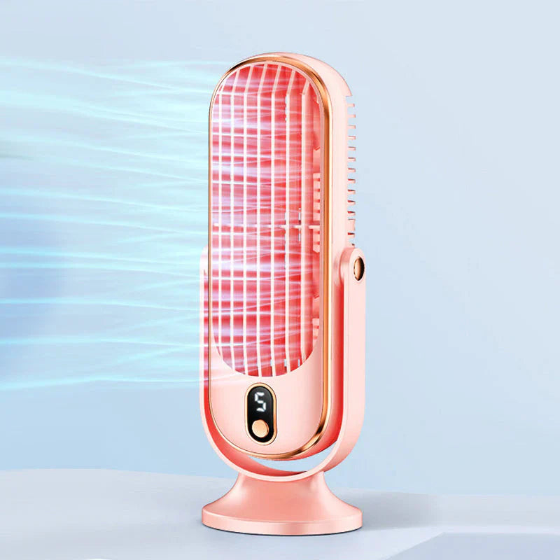 🥳2026 HOT SALE🥳💞50K+ SOLD!💨🌙 50% OFF! Portable Table Fan – 5 speeds, ultra‑quiet, gentle breeze. Perfect for bedroom or office. Stay cool without noise! 😴✨