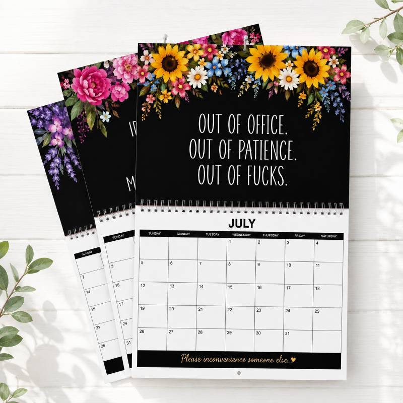2027 Funny Swear Word Wall Calendar