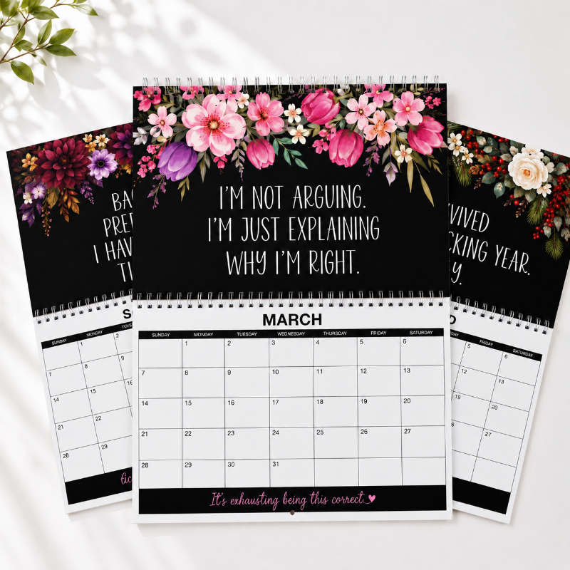 2027 Funny Swear Word Wall Calendar