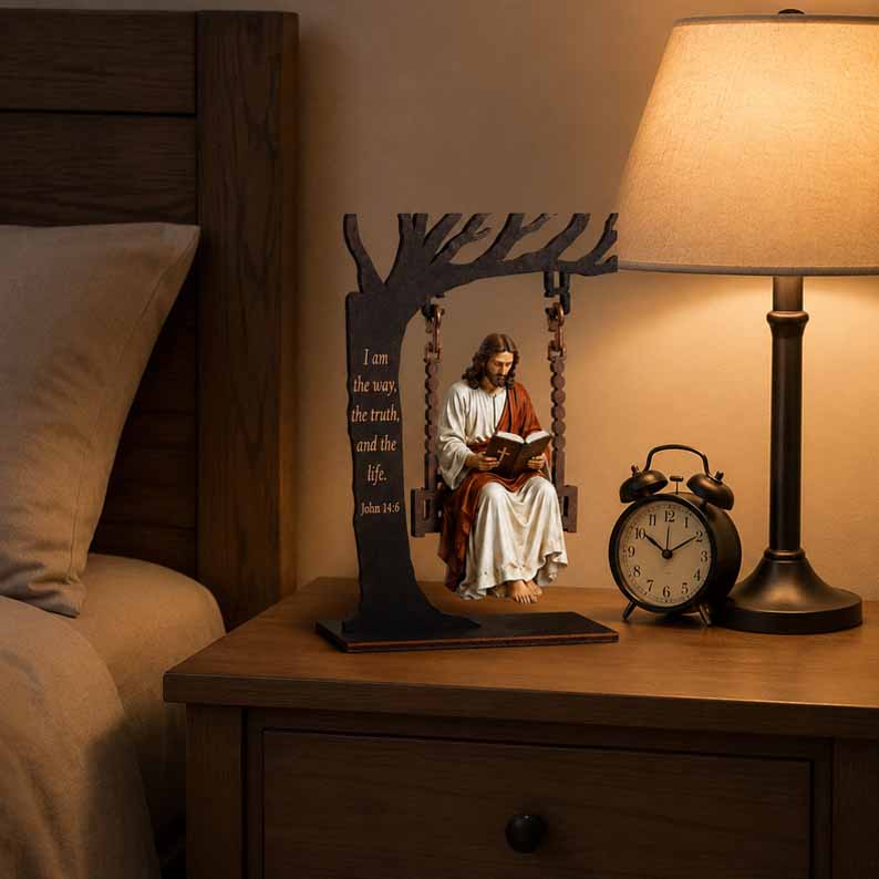📚Last Day 49% OFF - Christian Jesus Swing Ornament