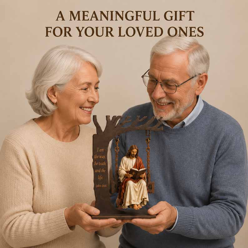 📚Last Day 49% OFF - Christian Jesus Swing Ornament