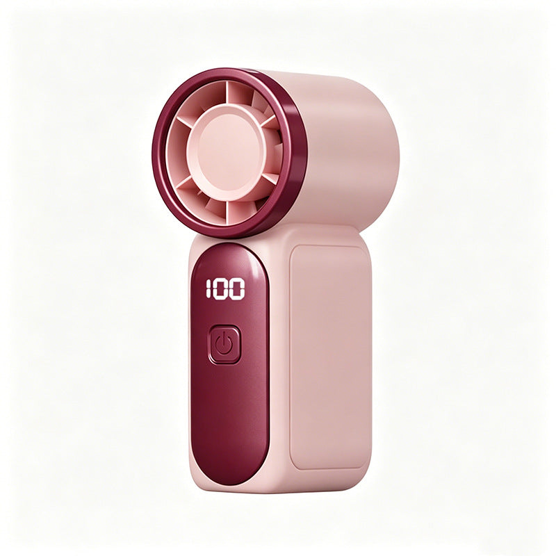 💨 Mini Handheld Fan with LED Display|  🧊6 speeds, 10.7 hours of cool| Weighs nothing – goes anywhere