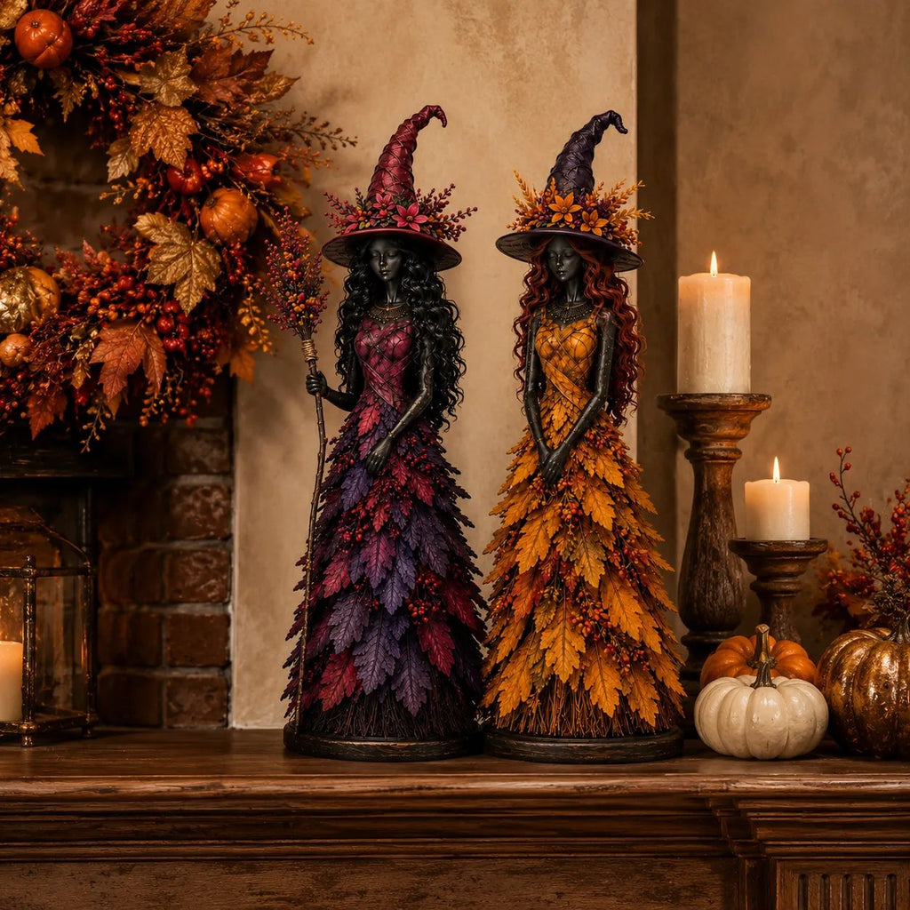 💥LAST DAY: 49% OFF - 🧙 Enchanted Autumn Witch Figurine (📦Buy 2, get free shipping)