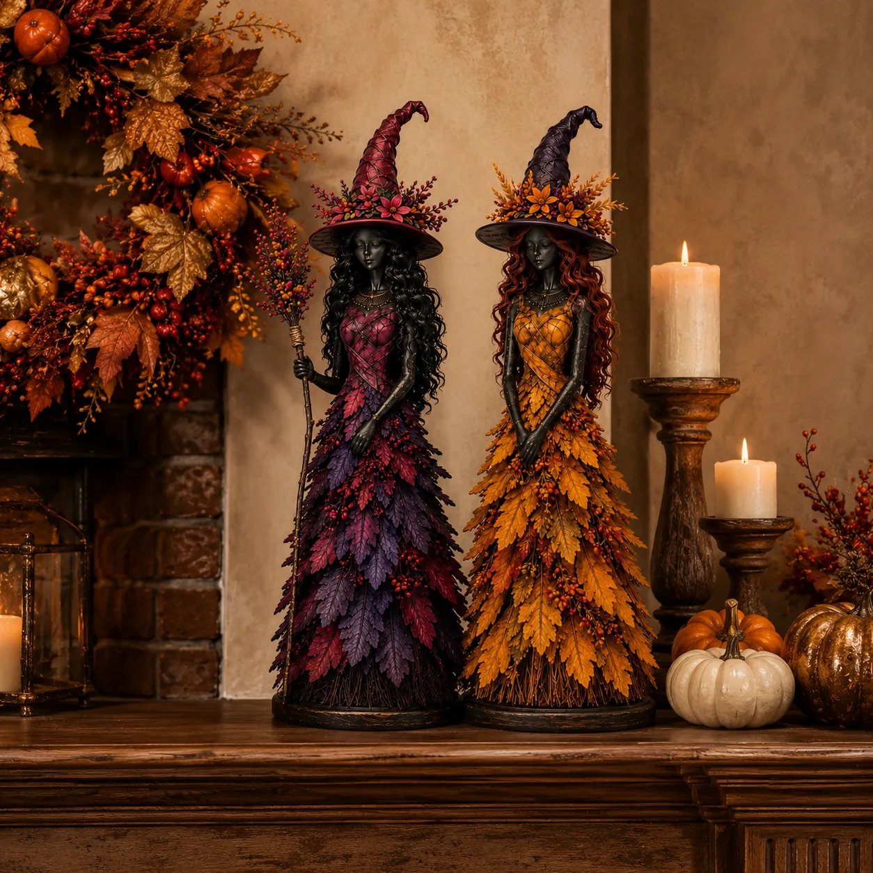 💥LAST DAY: 49% OFF - 🧙 Enchanted Autumn Witch Figurine (📦Buy 2, get free shipping)
