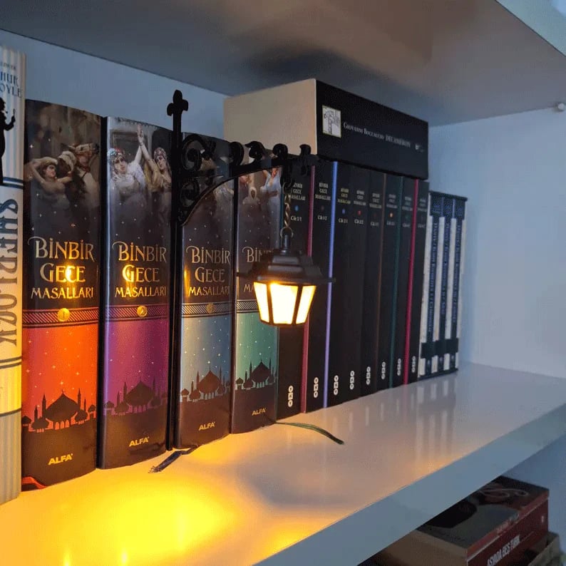 🔥Last Day 49% OFF🔥🕯️Library Lantern-Decorative Bookshelf Lighting🕯️