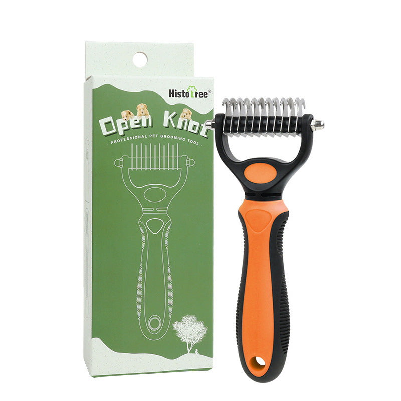 🐾  Last Day Special Price!  🏆 Professional Deshedding Tool For Dogs And Cats – Gentle On Skin, Efficient Grooming & Comfortable Grip Design ✂️