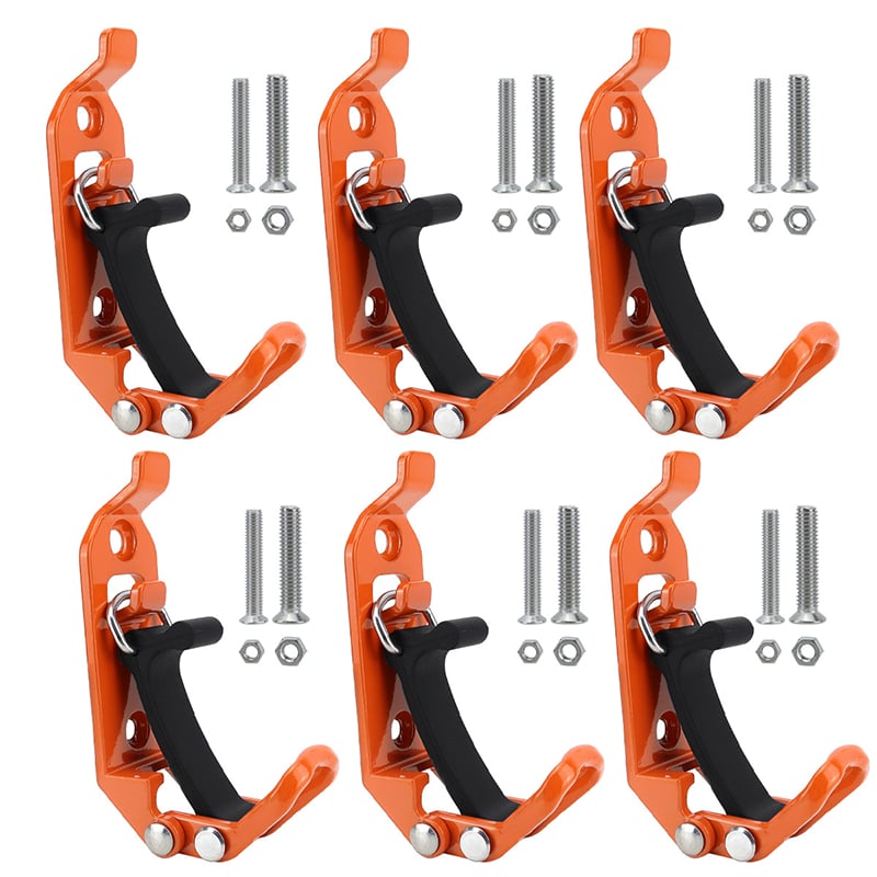 Heavy-duty zinc alloy quick-release mounting brackets