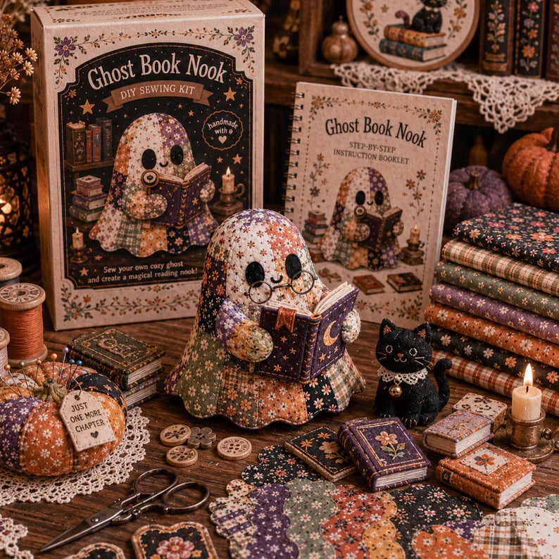 🔥49% Off Last Day - 👻 Little Ghost’s Cozy Halloween DIY Patchwork Kit