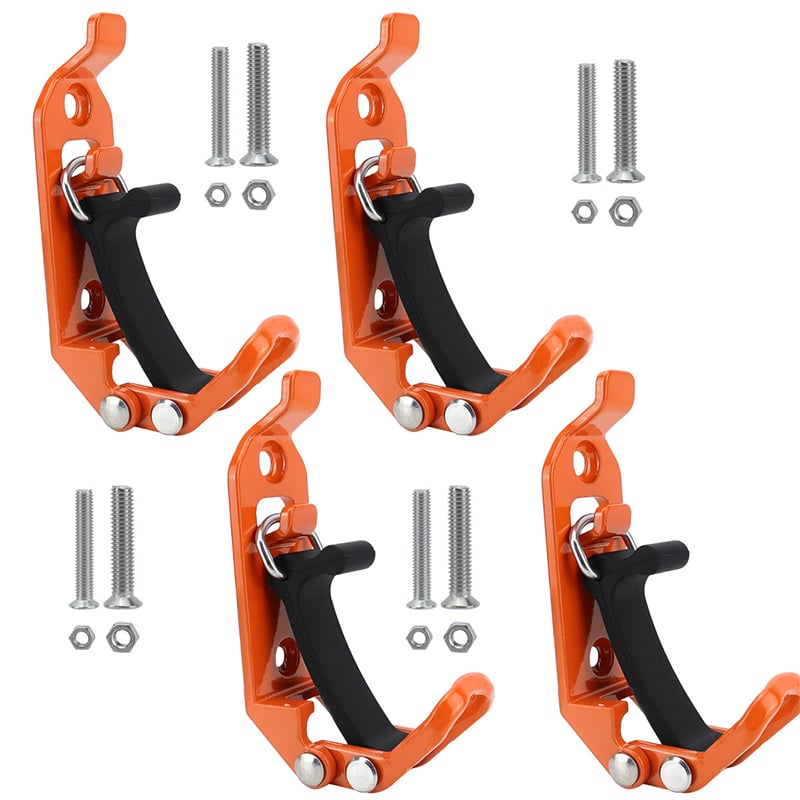Heavy-duty zinc alloy quick-release mounting brackets