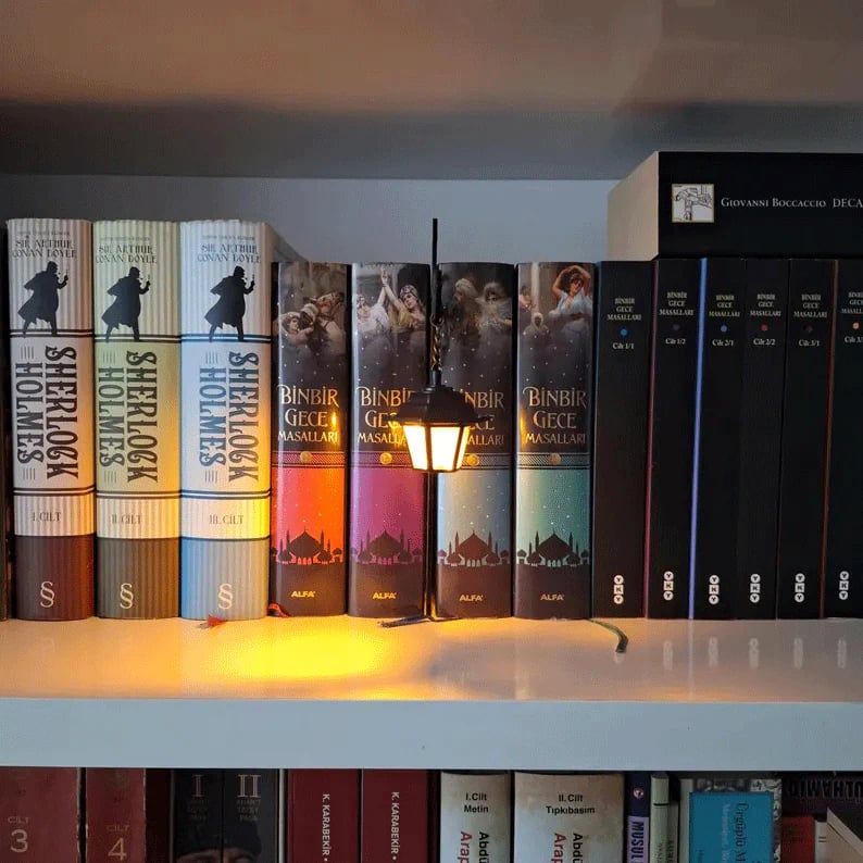 🔥Last Day 49% OFF🔥🕯️Library Lantern-Decorative Bookshelf Lighting🕯️