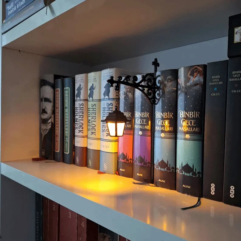 🔥Last Day 49% OFF🔥🕯️Library Lantern-Decorative Bookshelf Lighting🕯️