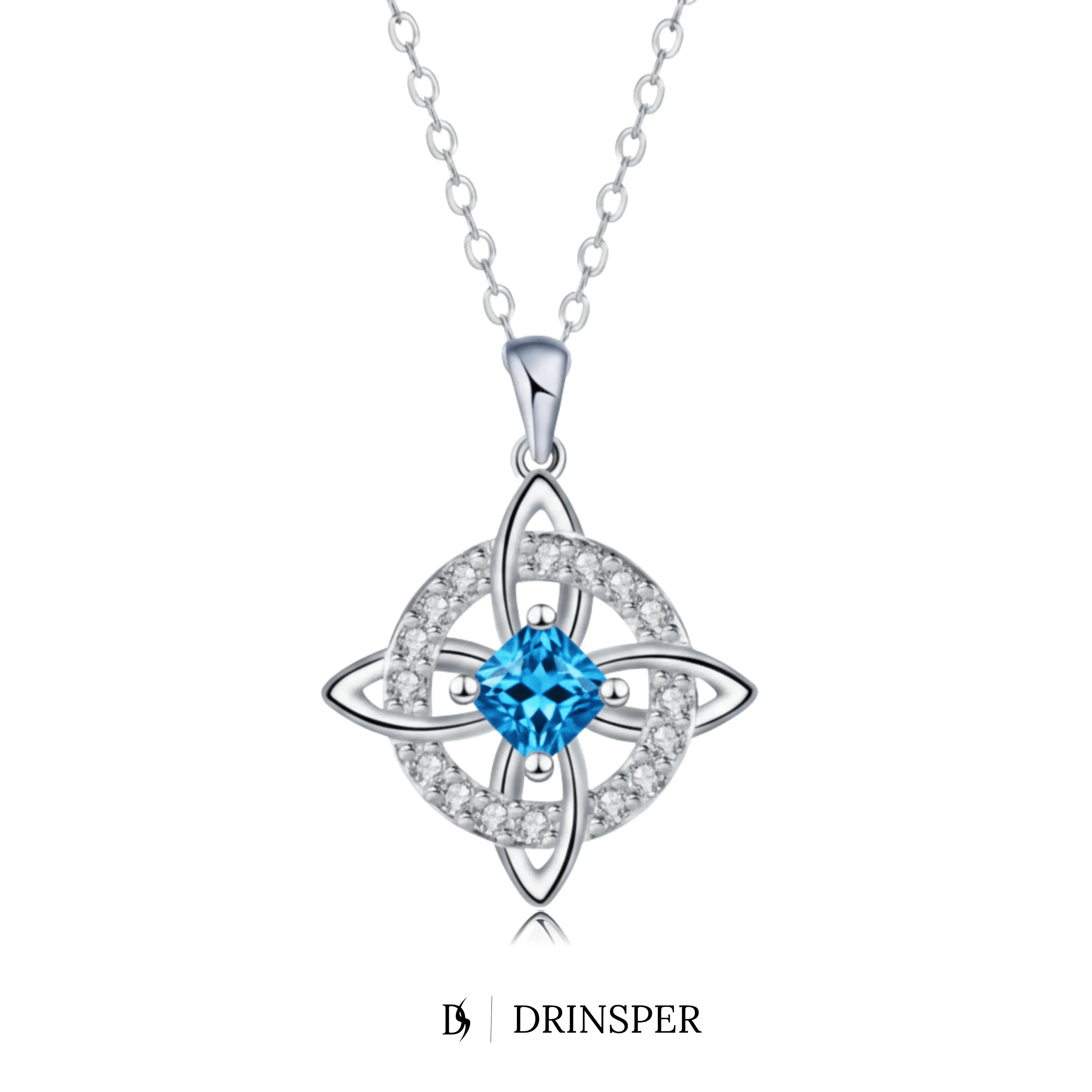 Mystical Birthstone Witches Knot Necklace – Natural Crystal🔮💞Protect Your Loved Ones