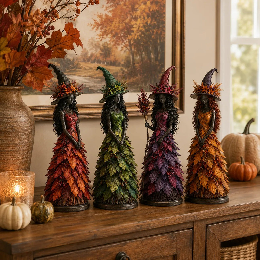 💥LAST DAY: 49% OFF - 🧙 Enchanted Autumn Witch Figurine (📦Buy 2, get free shipping)