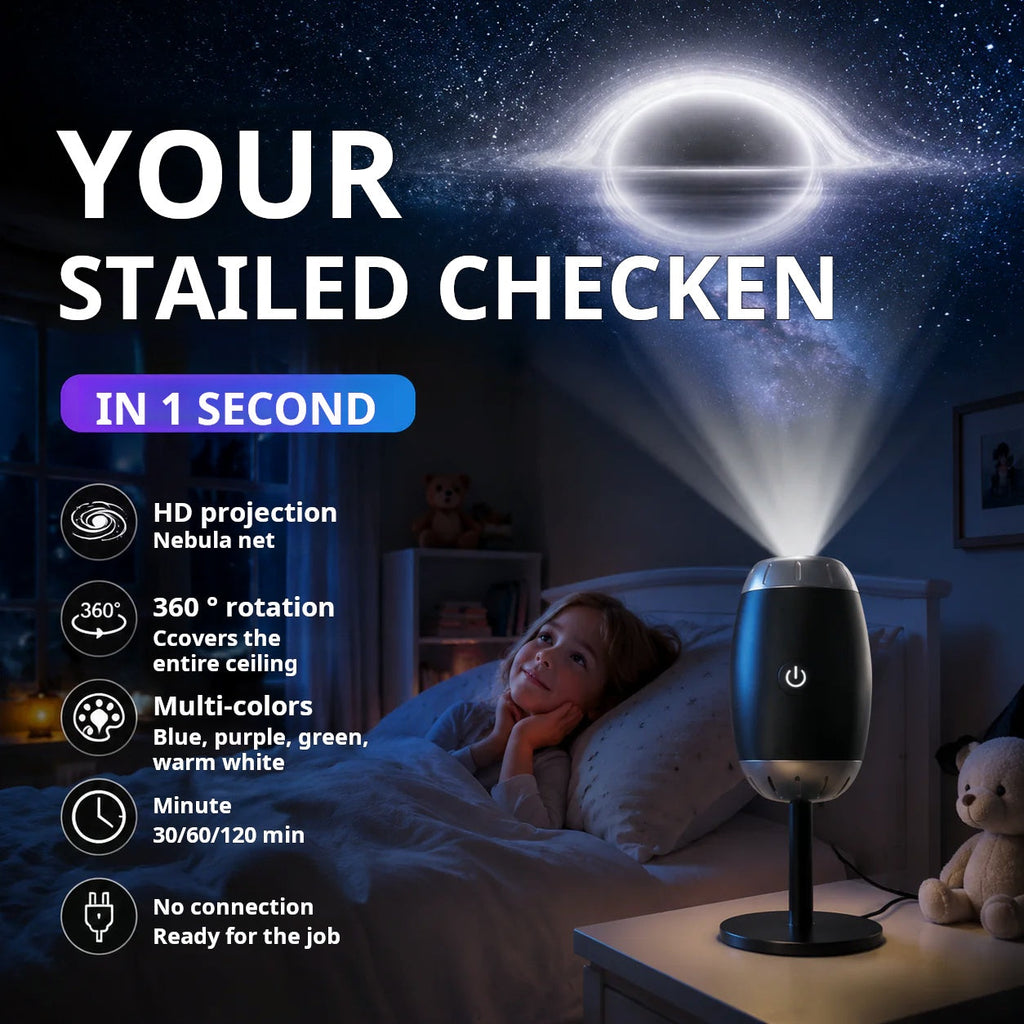 ✨ Plug-and-Play HD Star Projector🥳50,000+ Happy Users