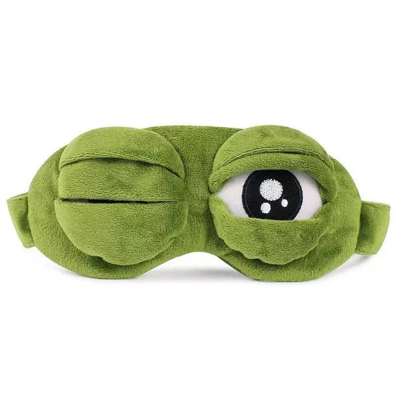 Soft Funny Frog 3D Sleep Mask