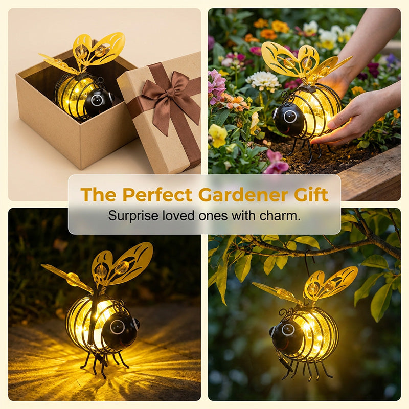 ⏳Time-Limited Special🐝 Solar Powered Hanging Bee Garden Light - Perfect Gift For Plant Lovers ❤️